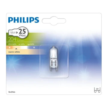 Industripære Philips ECOHALO G9/18W/230V 2800K