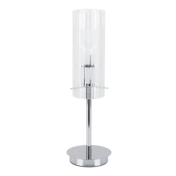 ITALUX - Bordlampe MAX 1xE27/60W/230V krom/transparent