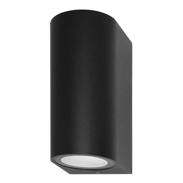 ITALUX - Udendørs væglampe GENTA 2xGU10/40W/230V IP54 15 cm
