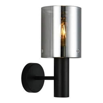 ITALUX - Væglampe SARDO 1xE27/40W/230V sort