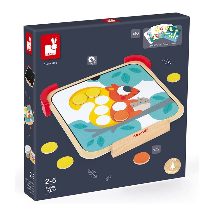 Janod - Magnetisk puslespil LEARNING TOYS