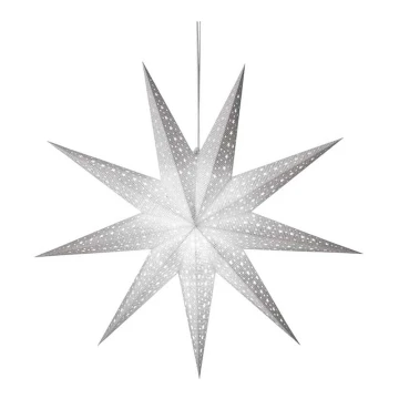 Juledekoration 1xE14/25W/230V diam. 60 cm sølvfarvet
