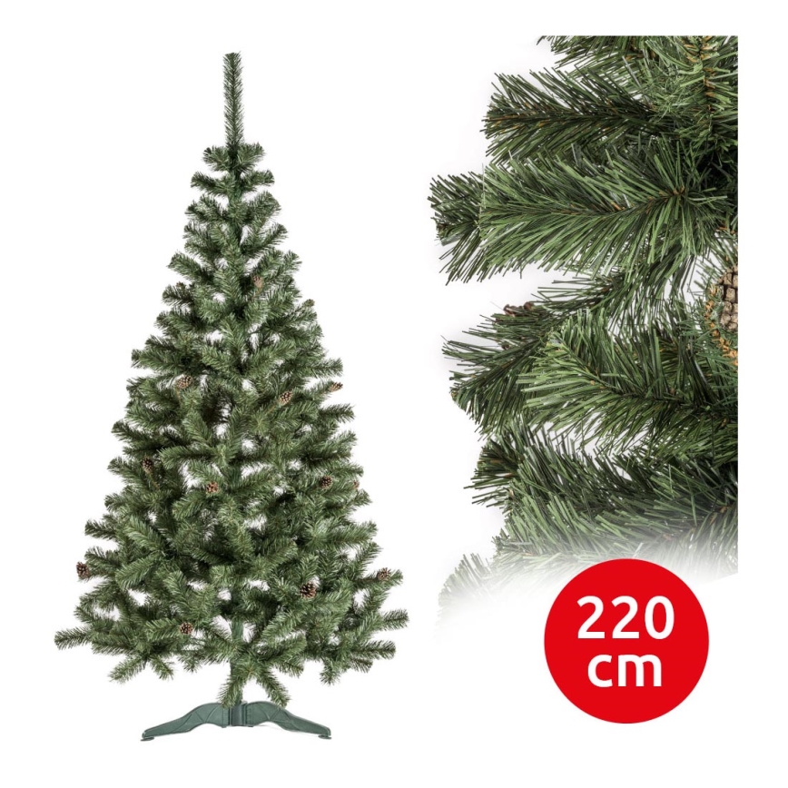 Juletræ CONE 220 cm gran