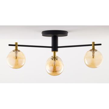 Jupiter 2031 - Loftlampe FIGARO 4xG9/10W/230V sort/guldfarvet/beige