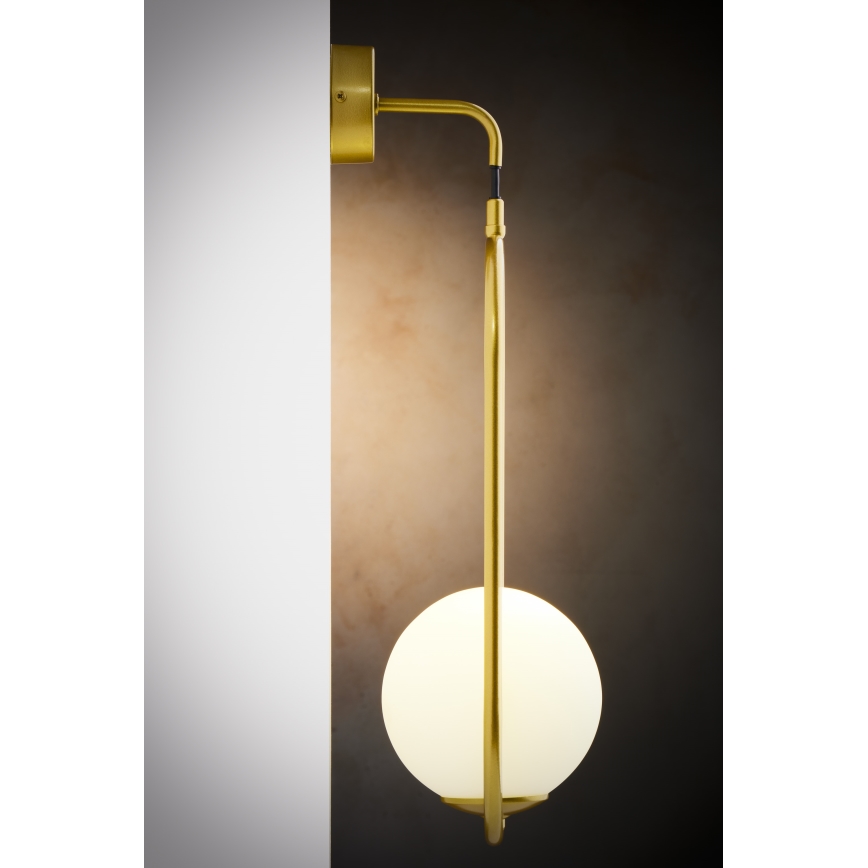 Jupiter 2043 - Væglampe IGON 1xE14/40W/230V guldfarvet