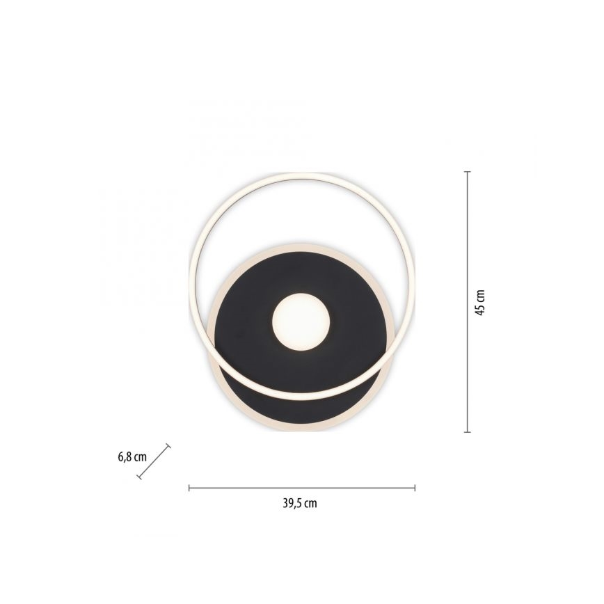 JUST LIGHT. 15046-18 - LED loftlampe dæmpbar DOMINO LED/26,5W/230V