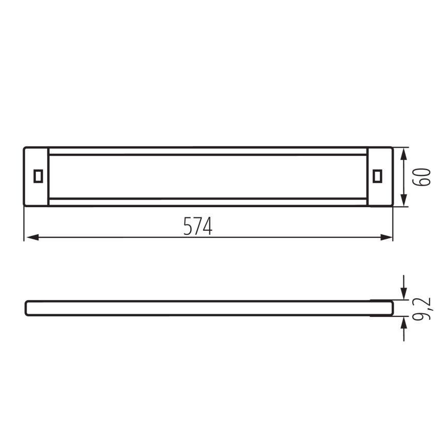 LED Møbelbelysning dæmpbar med bevægelsessensor DAXA LED/9W/24V 3000/4000/5500K