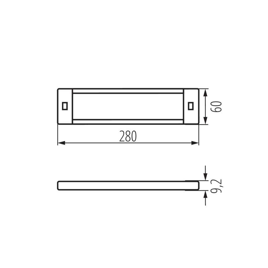 LED Møbelbelysning dæmpbar med bevægelsessensor DAXA LED/5W/24V 3000/4000/5500K