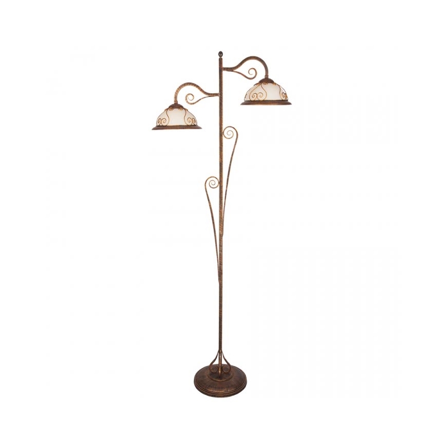 Kemar VE/LS - Gulvlampe VERDA 2xE27/60W bronze