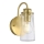 Kichler -  Væglampe til badeværelse BRAELYN 1xE27/40W/230V IP44 gylden