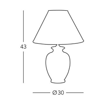 Kolarz 0014.73 - Bordlampe GIARDINO 1xE27/100W/230V