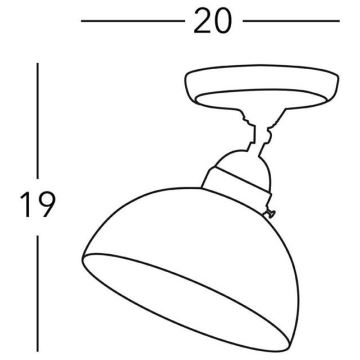 Kolarz 731.10.53 - Spotlampe NONNA 1xE27/75W/230V