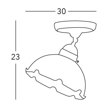 Kolarz 731.10.71 - Spotlampe NONNA 1xE27/75W/230V