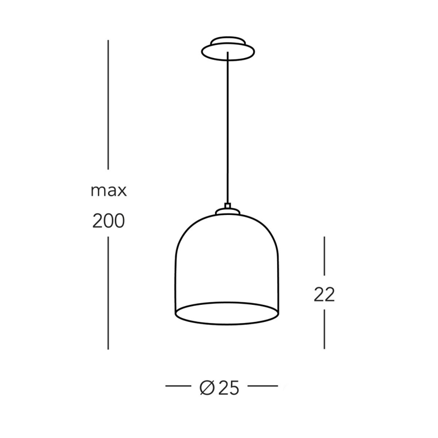 Kolarz A1352.31.Au.100 - Pendel NONNA 1xE27/60W/230V hjort eg/hvid/guldfarvet