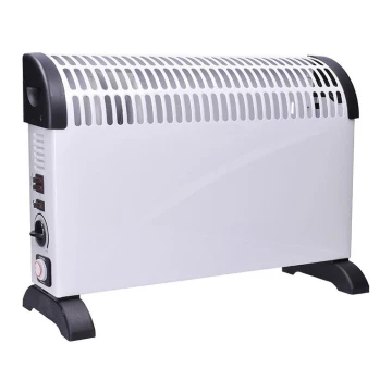 Konvektionsradiator 750/1250/2000W timer/TURBO/termostat