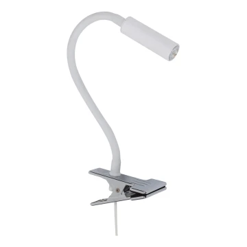 Lampe med klemme LAGOS 1xG9/6W/230V hvid