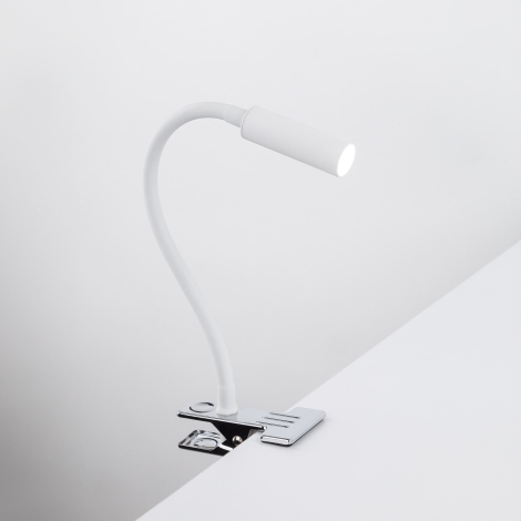 Lampe med klemme LAGOS 1xG9/6W/230V hvid