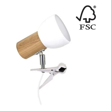 Lampe med klemme SVENDA 1xE27/60W/230V - FSC-certificeret