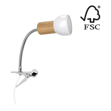 Lampe med klemme SVENDA 1xE27/60W/230V - FSC-certificeret