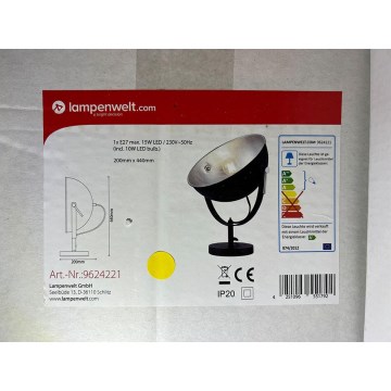 Lampenwelt - LED RGBW Bordlampe dæmpbar MURIEL 1xE27/10W/230V Wi-Fi