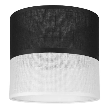 Lampeskærm ANDREA E27 diameter 16 cm sort/hvid