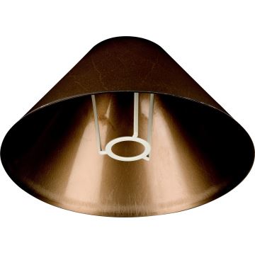 Lampeskærm E14 210x110 mm mørkebrun