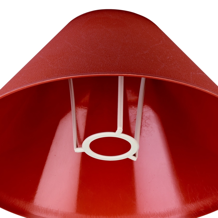 Lampeskærm E14 210x110 mm rød