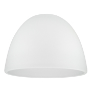 Lampeskærm E27 diam. 18 cm glas hvid