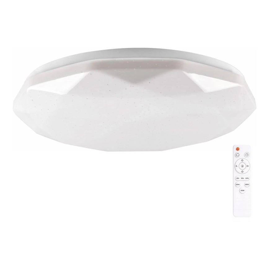 LED badeværelseslampe dæmpbar GALAXY LED/48W/230V diameter 38 cm 3000-6000K IP44 + fjernbetjening