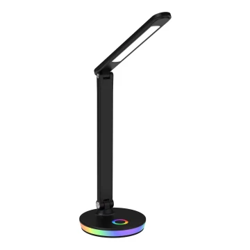 LED bordlampe m. RGBW-farver og touch-funktion dæmpbar NEPTUN LED/7W/230V sort