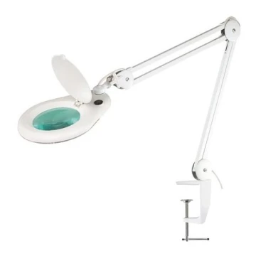 LED bordlampe med lup LED/9W/230V hvid