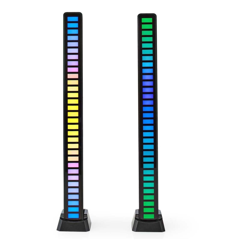 LED bordlampe RGB-farver LED/250 mAh genopladelig