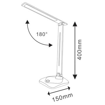 LED bordlampe TOLEDO LED/8W/230V