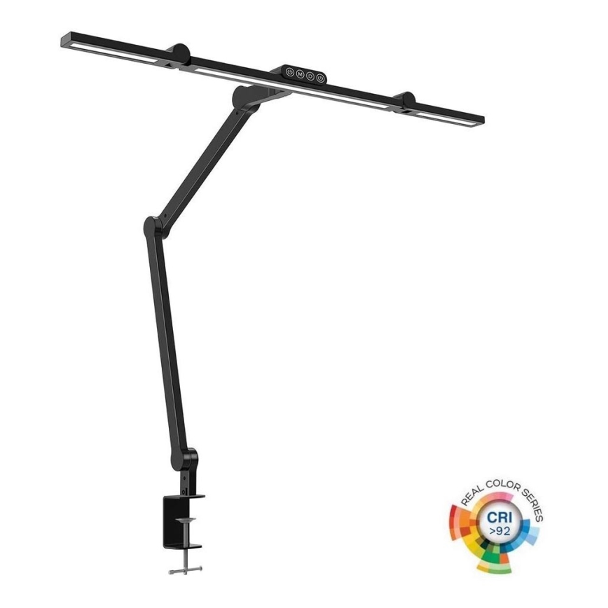 LED Dæmpbar touch-funktion flexible bordlampe LED/24W/230V 3000-6500K CRI 92 sort