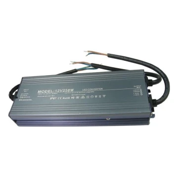 LED Elektrisk transformer 250W/24V IP67