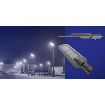 LED gadelampe KLARK LED/200W/230V IP65 grå