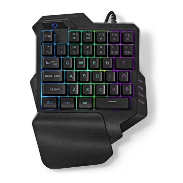 LED gaming-tastatur RGB-farver enhånds 5V