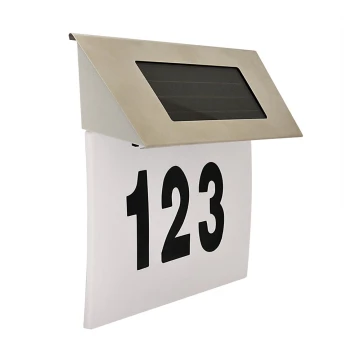 LED husnummer soldrevet 1,2V IP44