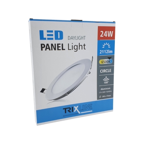 LED indbygningslampe CIRCLE LED/24W/230V 6500K