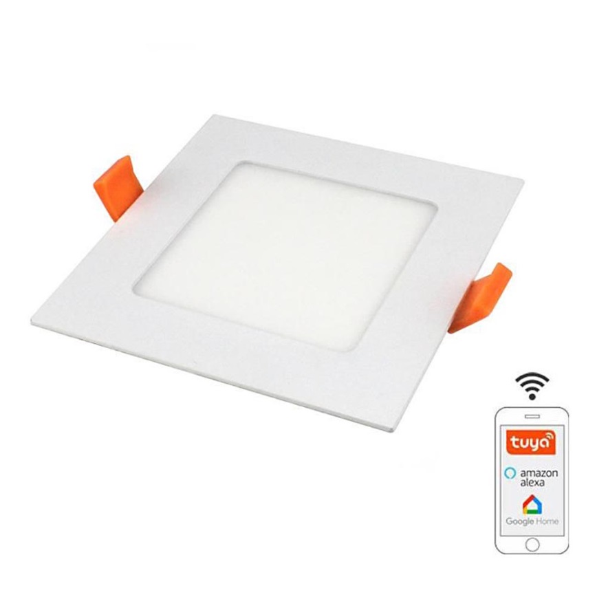 LED indbygningslampe dæmpbar/6W/230V 3000-6500K Wi-Fi Tuya