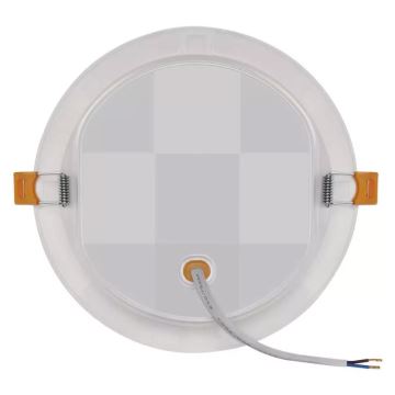 LED indbygningslampe LED/18W/230V diameter 17 cm hvid