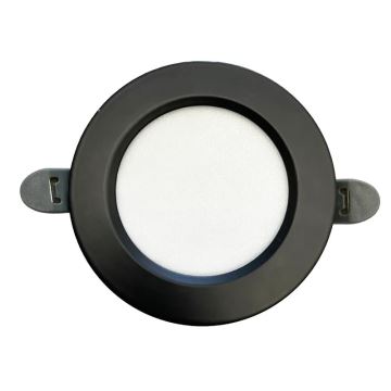 LED indbygningslampe LED/7,5W/230V 4000K sort