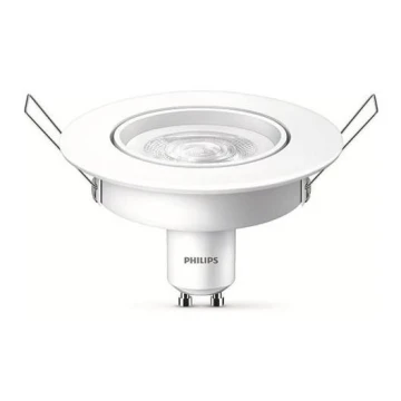 LED indbygningslampe Philips 1xGU10/4,7W/230V 4000K