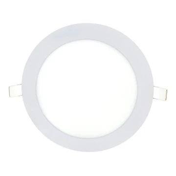 LED indbygningslampe QTEC LED/18W/230V 6500K diameter 22 cm