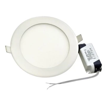 LED indbygningslampe RIKI-V LED/12W/230V pr.175 mm IP40
