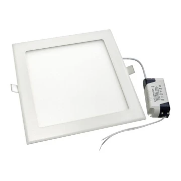 LED indbygningslampe RIKI-V LED/18W/230V 225x225 mm IP40