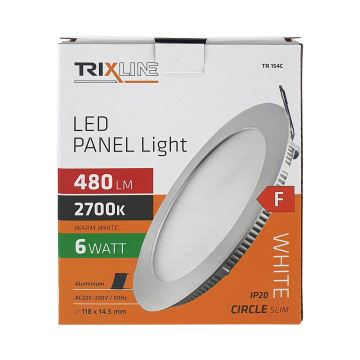 LED indbygningslampe ROUND LED/6W/230V 2700K