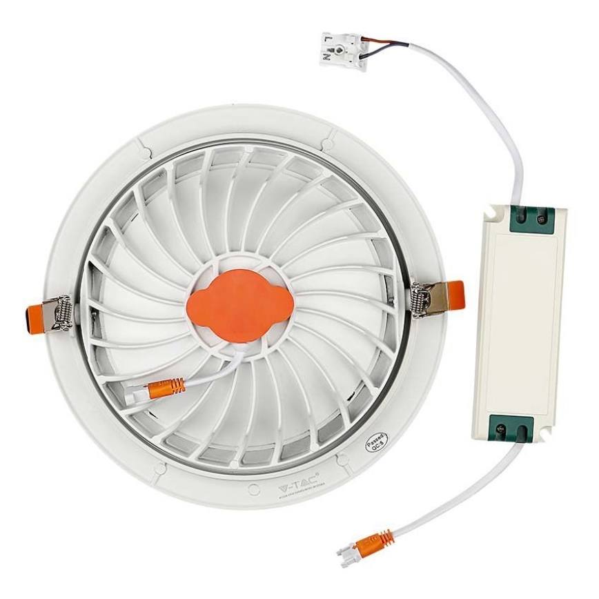 LED indbygningslampe SAMSUNG CHIP LED/10W/230V 4000K