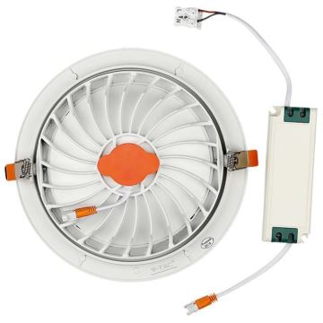 LED indbygningslampe SAMSUNG CHIP LED/10W/230V 6400K