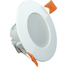 LED indbygningslampe til badeværelse BONO LED/5W/230V 4000K IP65 hvid